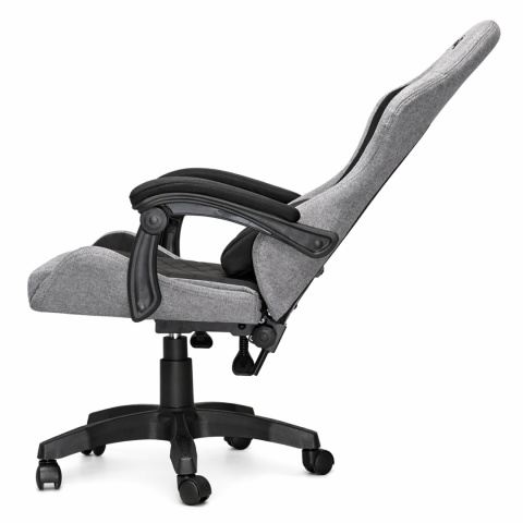 Fotel obrotowy gamingowy EVO FABRIC FULL GREY BLACK XL