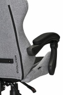 Fotel obrotowy gamingowy EVO FABRIC FULL GREY BLACK XL