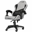 Fotel obrotowy gamingowy EVO FABRIC FULL GREY BLACK XL