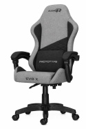 Fotel obrotowy gamingowy EVO FABRIC FULL GREY BLACK XL