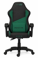 Fotel obrotowy gamingowy EVO FABRIC GREEN XL