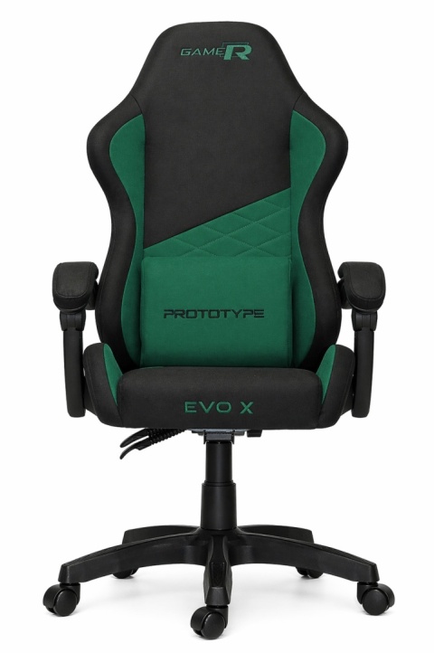 Fotel obrotowy gamingowy EVO FABRIC GREEN XL