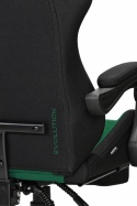 Fotel obrotowy gamingowy EVO FABRIC GREEN XL