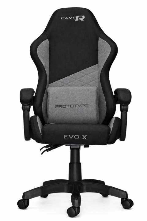 Fotel obrotowy gamingowy EVO FABRIC GREY XL