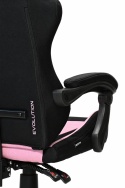 Fotel obrotowy gamingowy EVO FABRIC PINK XL