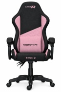 Fotel obrotowy gamingowy EVO FABRIC PINK XL
