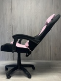 Fotel obrotowy gamingowy EVO FABRIC PINK XL