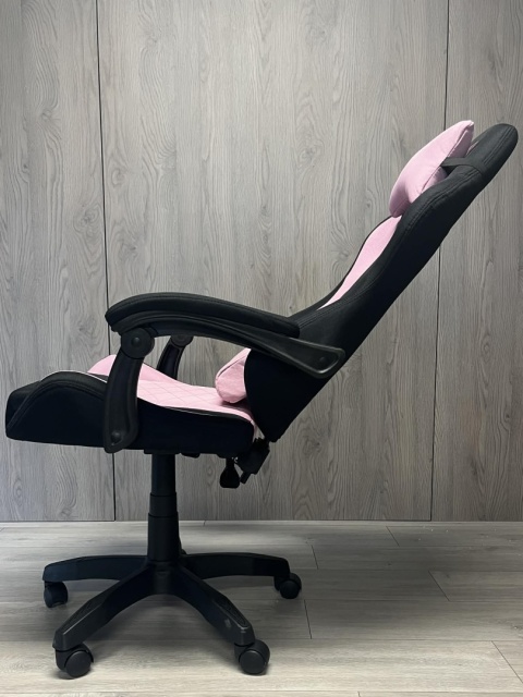 Fotel obrotowy gamingowy EVO FABRIC PINK XL