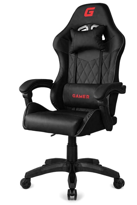 Fotel obrotowy gamingowy EVO PU BLACK XL