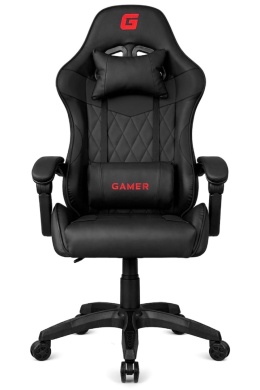 Fotel obrotowy gamingowy EVO PU BLACK XL