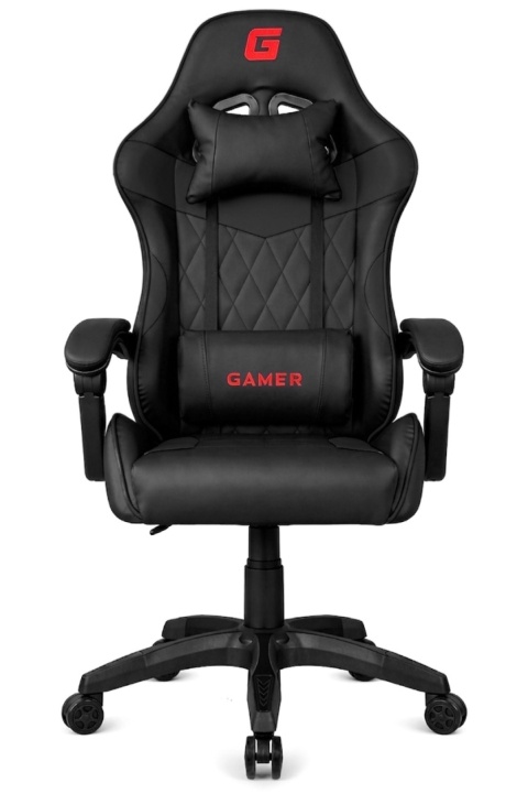 Fotel obrotowy gamingowy EVO PU BLACK XL