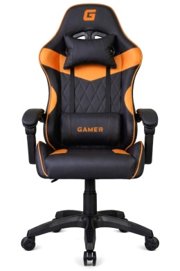 Fotel obrotowy gamingowy EVO PU ORANGE XL