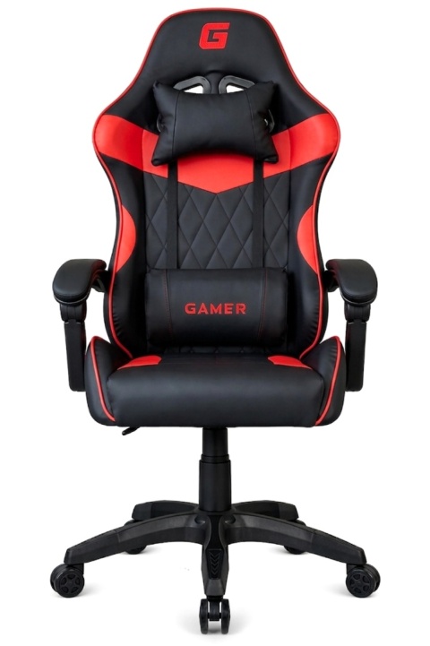 Fotel obrotowy gamingowy EVO PU RED XL