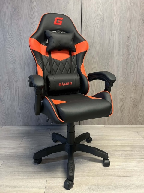 Fotel obrotowy gamingowy EVO PU RED XL