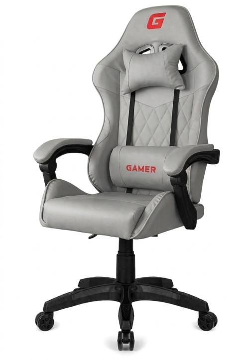 Fotel obrotowy gamingowy EVO PU STONE FULL GREY XL