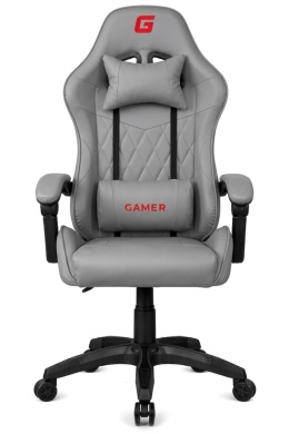 Fotel obrotowy gamingowy EVO PU STONE FULL GREY XL