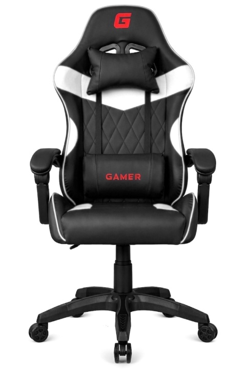 Fotel obrotowy gamingowy EVO PU WHITE XL