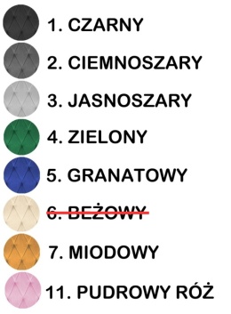 Krzesła tapicerowane TRIO VELVET GOLD zestaw 4 sztuk kolory do wyboru