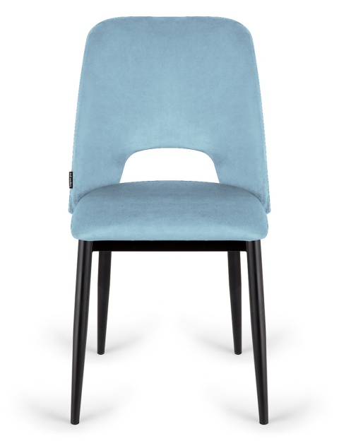 Krzesło tapicerowane GOTI LIGHT BLUE VELVET