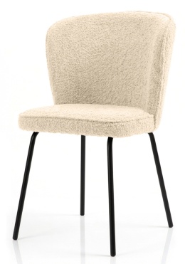 Krzesło tapicerowane TEDDY BEIGE