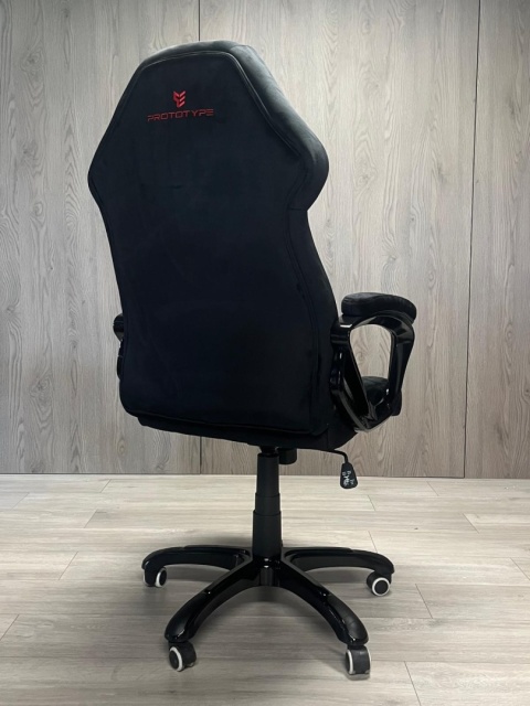 Fotel obrotowy do biurka SPIDER BLACK ALCANTARA