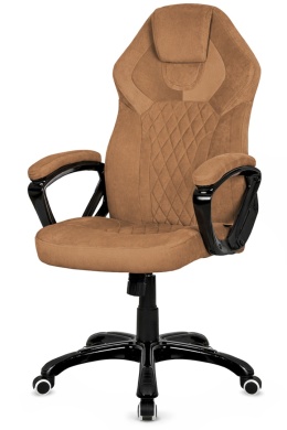 Fotel obrotowy do biurka SPIDER BROWN ALCANTARA