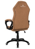 Fotel obrotowy do biurka SPIDER BROWN ALCANTARA