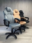 Fotel obrotowy do biurka SPIDER GREY ALCANTARA