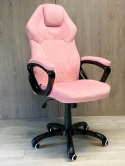 Fotel obrotowy do biurka SPIDER PINK ALCANTARA