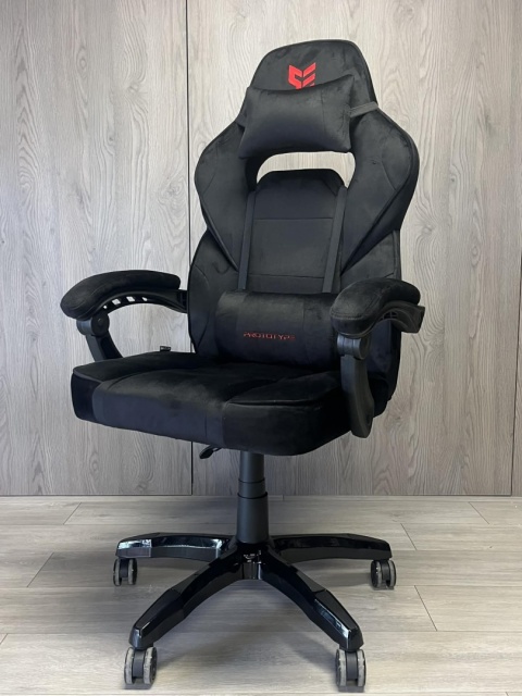 Fotel obrotowy do biurka TITAN BLACK ALCANTARA BASIC
