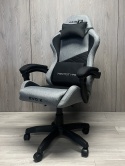 Fotel obrotowy gamingowy EVO FABRIC FULL GREY BLACK XL