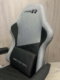 Fotel obrotowy gamingowy EVO FABRIC FULL GREY BLACK XL