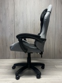 Fotel obrotowy gamingowy EVO FABRIC FULL GREY BLACK XL