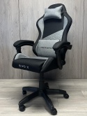 Fotel obrotowy gamingowy EVO FABRIC GREY XL