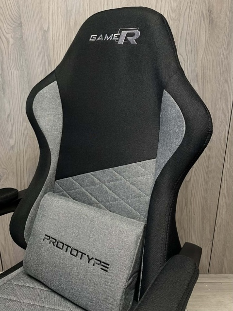 Fotel obrotowy gamingowy EVO FABRIC GREY XL