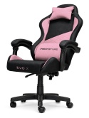 Fotel obrotowy gamingowy EVO FABRIC PINK XL