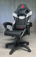 Fotel obrotowy gamingowy EVO PU GREY XL