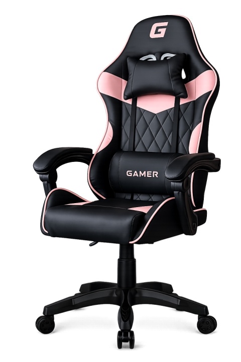Fotel obrotowy gamingowy EVO PU PINK XL