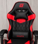 Fotel obrotowy gamingowy EVO PU RED XL