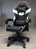 Fotel obrotowy gamingowy EVO PU WHITE XL