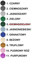 Krzesła tapicerowane BORGO VELVET SILVER zestaw 4 sztuk kolory do wyboru