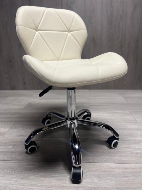 Krzesło obrotowe VASTO OFFICE PU CREAM II GATUNEK