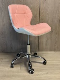 Krzesło obrotowe VASTO OFFICE PU PINK+WHITE II GATUNEK