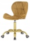 Krzesło obrotowe VASTO OFFICE VELVET SAND GOLD