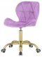 Krzesło obrotowe VASTO OFFICE VELVET VIOLET GOLD