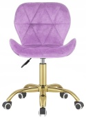 Krzesło obrotowe VASTO OFFICE VELVET VIOLET GOLD