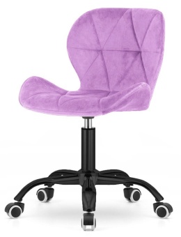 Krzesło obrotowe VASTO OFFICE VELVET VIOLET SMOKE