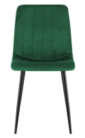 Krzesło tapicerowane AURORA VELVET GREEN OUTLET