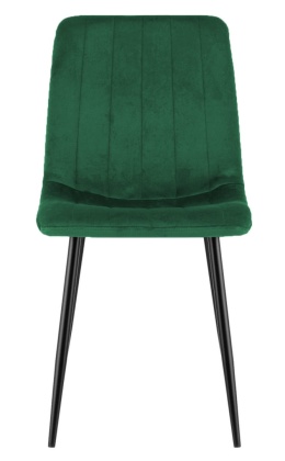 Krzesło tapicerowane AURORA VELVET GREEN OUTLET