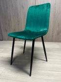 Krzesło tapicerowane AURORA VELVET GREEN OUTLET